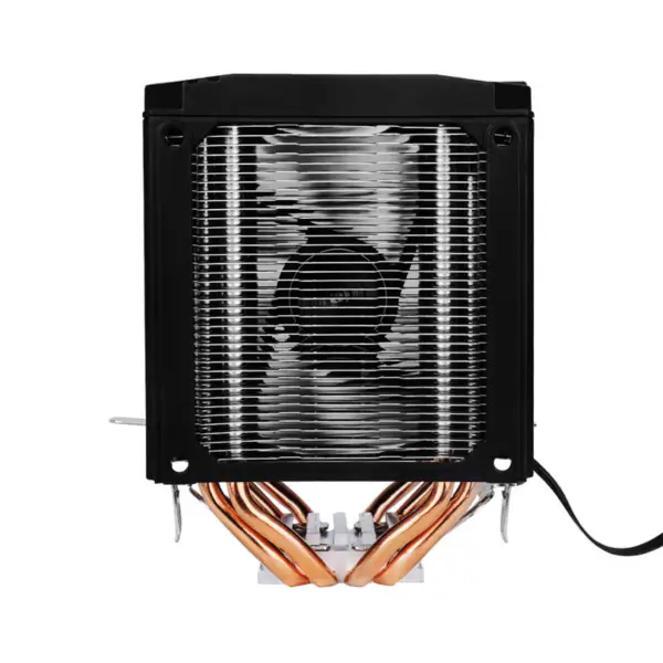 Sama 9cm Dubbele Toren Luchtkoeler Aanpasbare Argb Bovenklep Cpu Radiator Zwart/Zilver Kleine Maar Krachtige Cpu Luchtkoeler