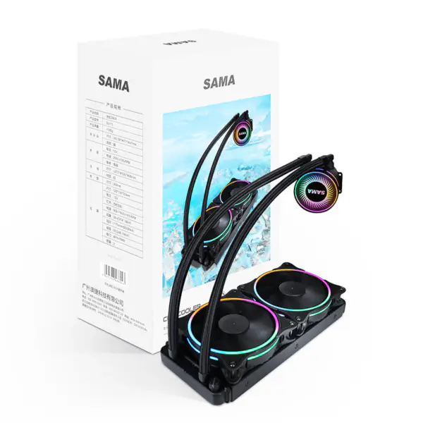 Sama Aio Cpu 240mm Radiator Heatsink Vloeibare Rgb Koeler Cpu Waterkoeling Radiator Pc Gaming