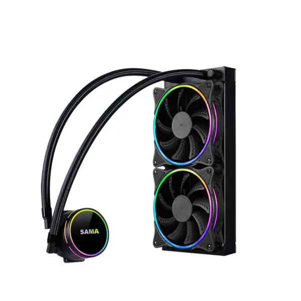 Sama Aio Cpu 240mm Radiator Heatsink Vloeibare Rgb Koeler Cpu Waterkoeling Radiator Pc Gaming