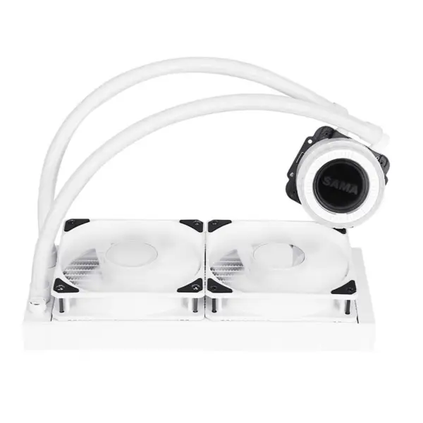 Sama Aio Cpu 240mm Radiator Wit Zwart Heatsink Vloeistof Rgb Koeler Cpu Pc Computer Processor Waterkoeling Radiator Pc Gaming