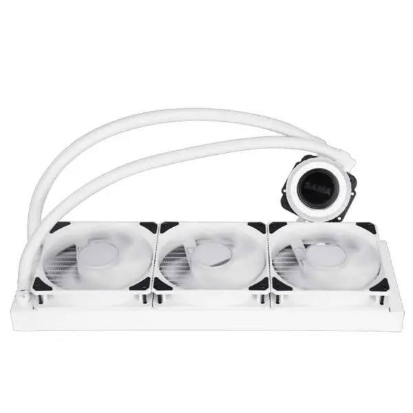 Sama Aio Cpu 360mm Radiator Wit Zwart Heatsink Vloeistof Rgb Koeler Cpu Pc Computer Processor Waterkoeling Radiator Pc Gaming