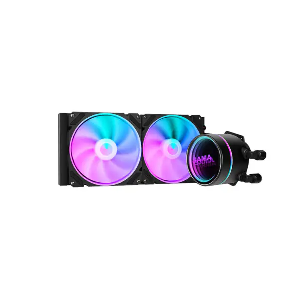Sama Aio Waterkoeling 420mm Adresseerbare Argb Verlichtingsventilator Computer Waterkoeling Voor Intel Amd