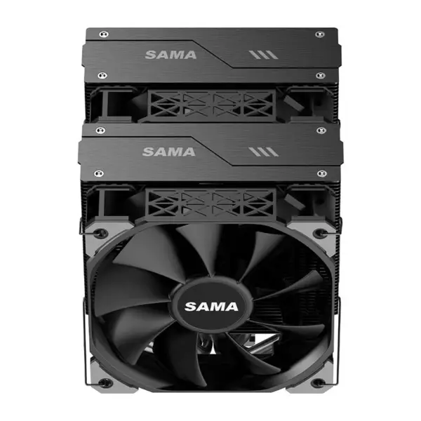 Sama Am4 Am5 Cpu Koeler Sterke Functionele Ventilator Dubbele Ventilator Koeler Cpu Processor Koeling