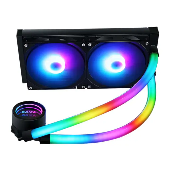 Sama Am4 Am5 Koeler Gaming computer vloeistof koeler Cpu koeler Argb luchtpomp met lagere ruis