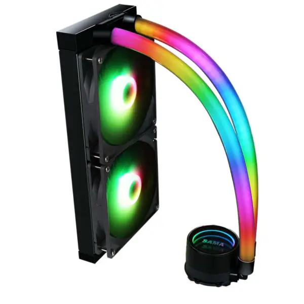 Sama Am4 Am5 Koeler Gaming computer vloeistof koeler Cpu koeler Argb luchtpomp met lagere ruis