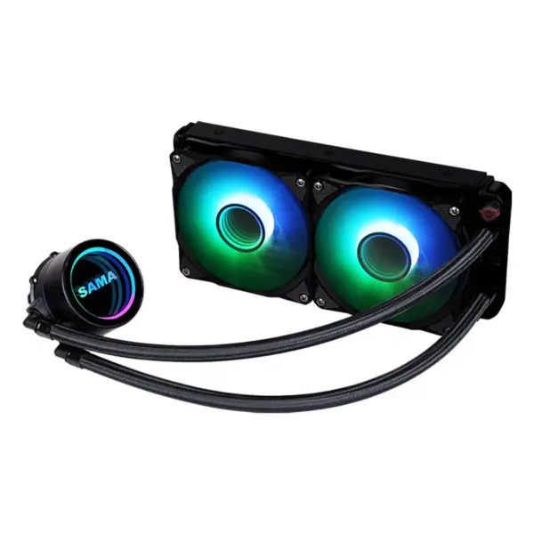 Sama Argb Cpu Waterkoeling Cpu Waterkoeler Pc Waterkoeling Hoge Luchtstroom Pi240