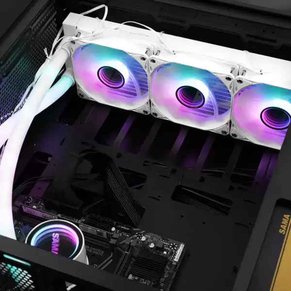 Sama Cpu koeling watersysteem Aio koeler koelset vloeibare weergave Cpu voor Gaming pc behuizing