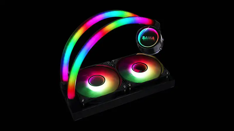 Sama Aangepaste Best Koperen Radiator Heatsinks Cpu Koeler Ventilator Lucht En Vloeistof Koeling Geval Te Koop