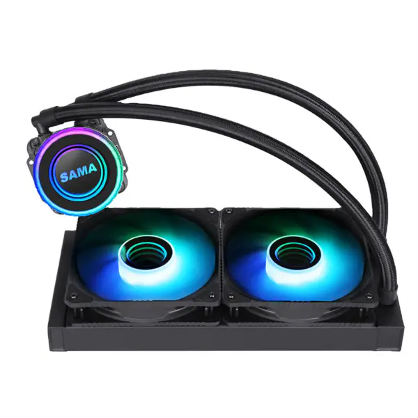 Sama Custom Zwarte 240mm Radiator Pc Cpu Waterkoeler