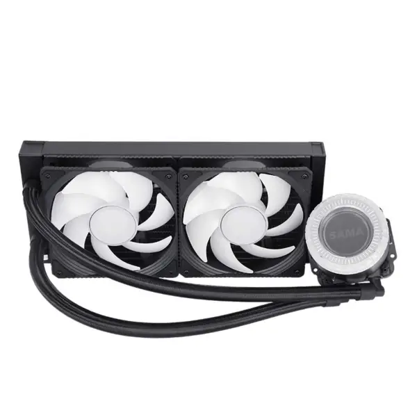 Sama Custom Zwarte 240mm Radiator Pc Cpu Waterkoeler