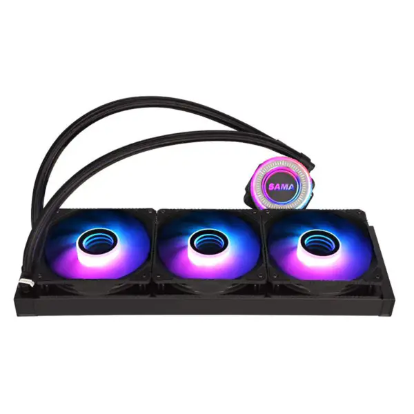 Sama Aanpasbare Amd 360mm Aio Cpu Vloeistofkoeling Waterkoeler Kit met Infinity Spiegel Ontwerp