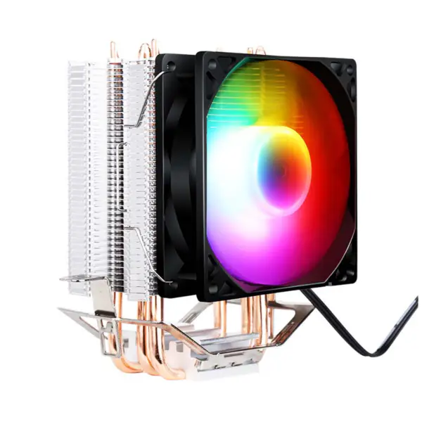 Sama Aanpasbare Logo Computer Koelventilator 5v 3pin Rgb Heatsink Pc Intel Amd Cpu Luchtkoeler 3 Heatpipes 40000h Cpu Koeler