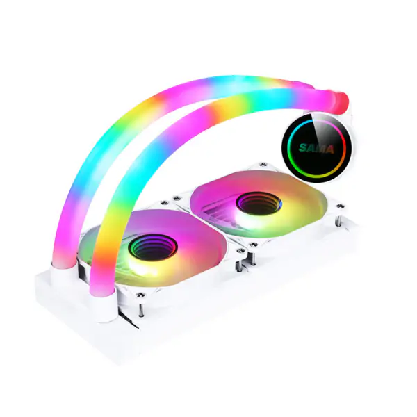 Sama Custom Cpu Koeler Heat Sinks 240 Rgb Koelventilator Voor Intel Amd Cpu Lga775/115x Am4 Am5 Ryzen 12600k Cpu Liquid Cool