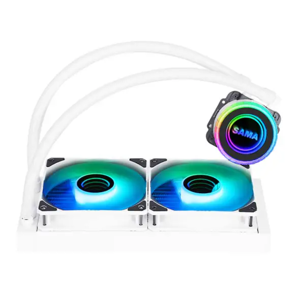 Sama 240mm Witte Radiator Cpu Waterkoeler