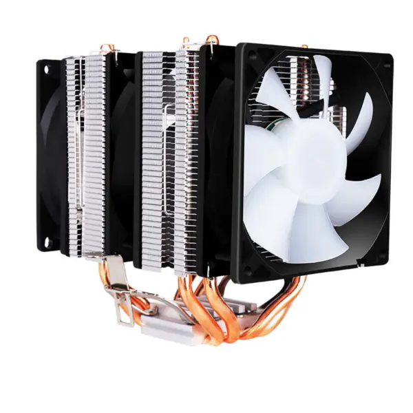 Sama Kleur Intel 775/115x/1700 4 Heat Pipes Triple Pwm Fans Cpu Koeler Frgb Voor Gaming Pc
