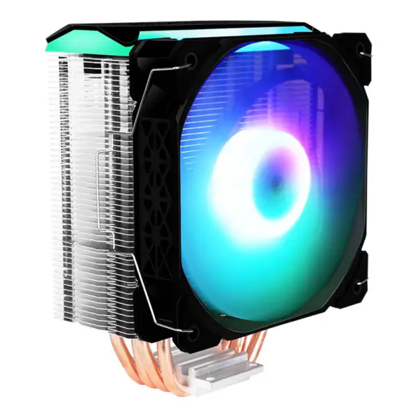 Sama 4heatpipes Regenboog Direct Contact Ventilator Cpu Koeler Voor Pc Behuizing