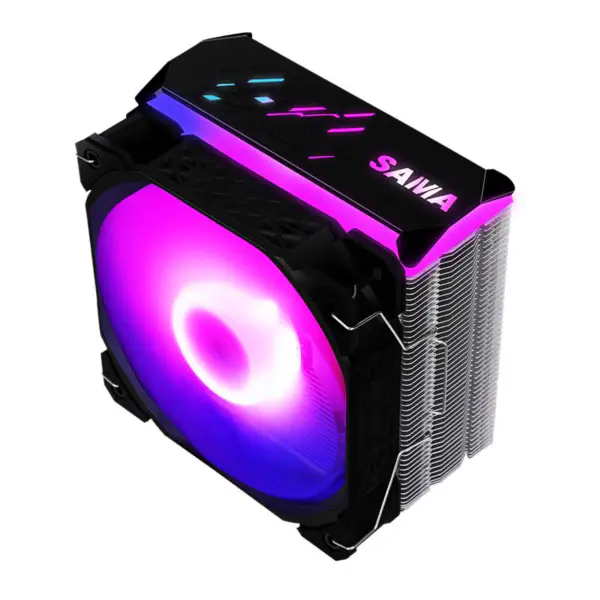 Sama 4heatpipes Regenboog Direct Contact Ventilator Cpu Koeler Voor Pc Behuizing