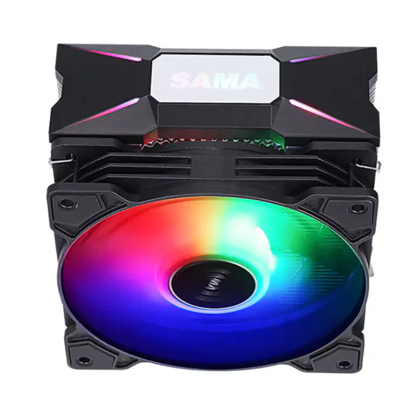 Sama Aluminium Vinnen Koellichaam Cpu Luchtkoeler Voor Pc Geval