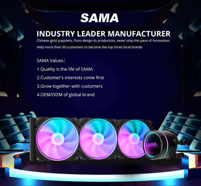 Sama 420mm Radiator Pc Cpu Vloeistof Koeling