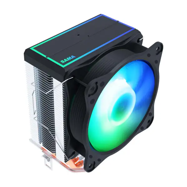 Sama 9cm Universele Amd Intel Platform Koeler Processor Koeling Koper Pc Cpu Luchtkoeling Radiator Cpu Ventilator Koeler