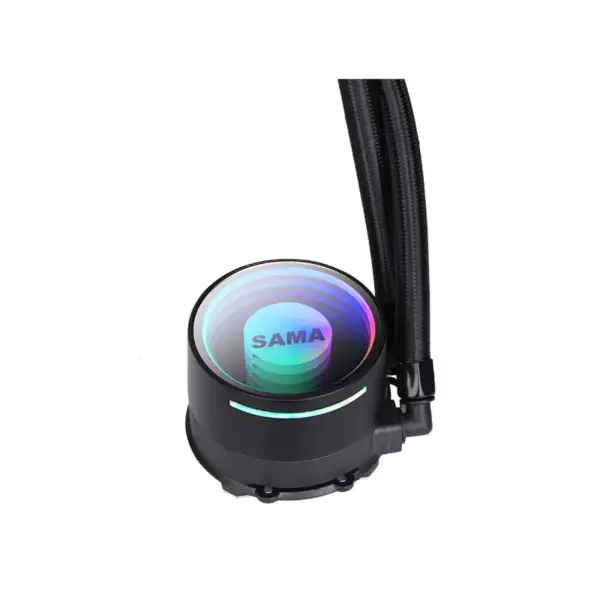 Sama 240 Wit Infinity Spiegel Ontwerp Regenboog Adresseerbaar Rgb Aio Cpu Water Vloeistof Koelventilator Radiator