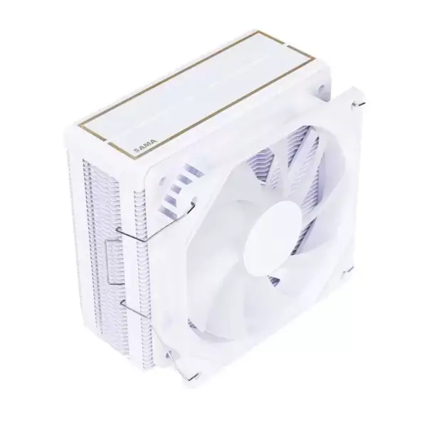 Sama witte Rainbow Rgb Gaming computer koelradiator heat Pipe Processor luchtkoeling Cpu luchtkoelers met 4 koperen buis