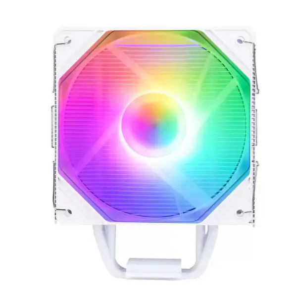 Sama witte Rainbow Rgb Gaming computer koelradiator heat Pipe Processor luchtkoeling Cpu luchtkoelers met 4 koperen buis