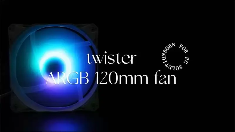 Sama Twister Argb Computer Cpu Case Fan 120mm Cpu Koelventilator voor Gaming Case Pc