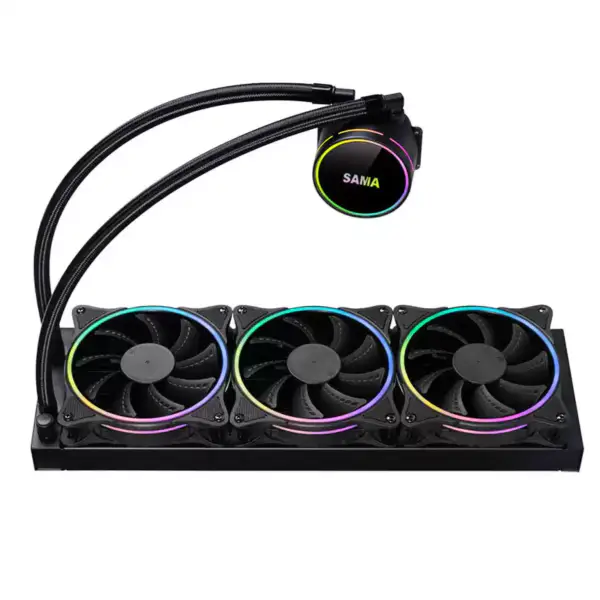 Sama Waterkoelingskit Pc Gpu Koeler Zwart Vloeistofsysteem Cpu Koeler 1700 Voor Cpus