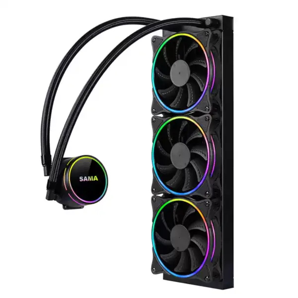 Sama Waterkoelingskit Pc Gpu Koeler Zwart Vloeistofsysteem Cpu Koeler 1700 Voor Cpus