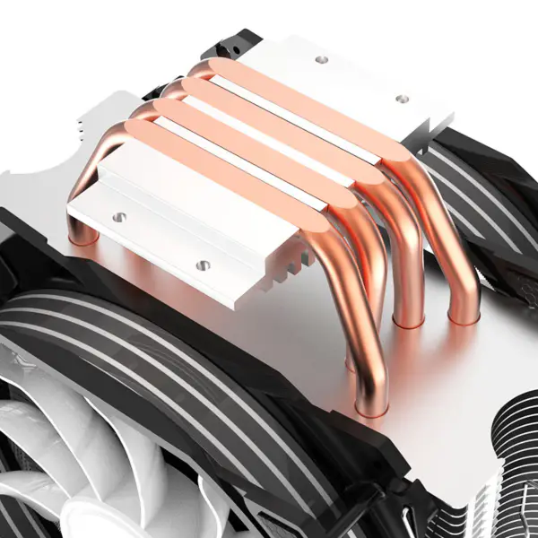 Alseye 120mm Dubbele Ventilator 4 Heat Pipes Rgb Cpu Koeler Aura