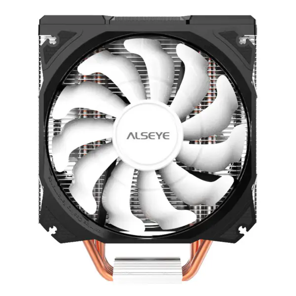 Alseye 120mm Dubbele Ventilator 4 Heat Pipes Rgb Cpu Koeler Aura