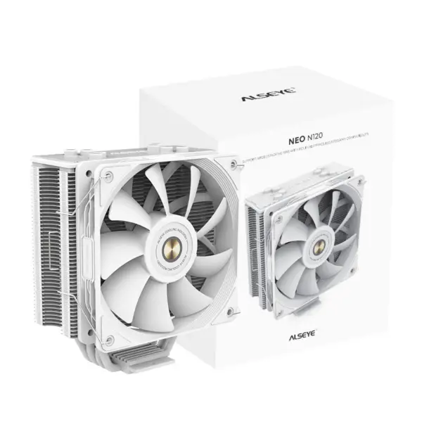 Alseye 12v 120mm Led Rgb Heatsink Koeler Pc Ventilator Voor 1700 En Am5