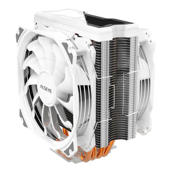 Alseye 4 Heat Pipe 120mm Sync Dubbele Ventilator Toren Argb Cpu Luchtkoelingsventilator