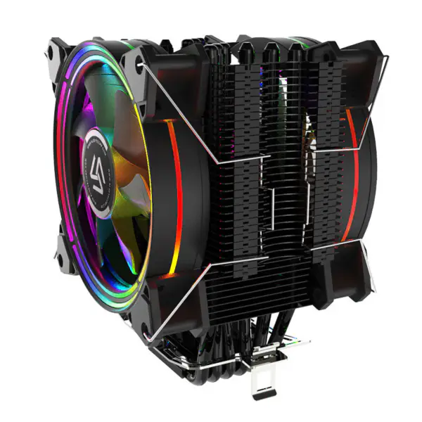 Amazon Top Selling Tdp 180w Gaming Case Cpu Koeler 120mm Pwm Case Fan Heat Pipes Universele Platform Pc Air Cooler