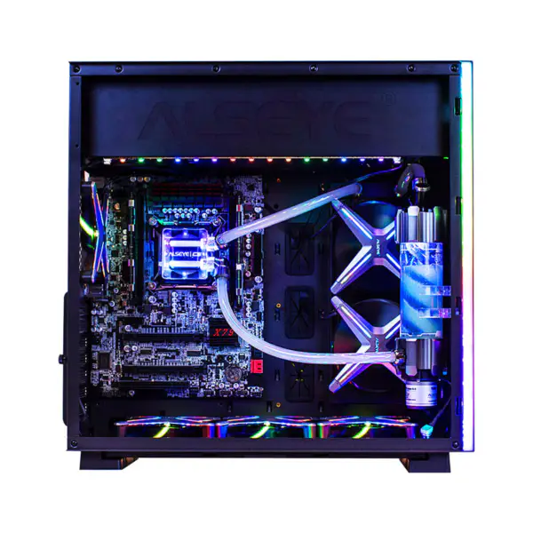 Computer Pc Waterkoeling Kit Onderdelen Vloeibare Koeling Diy 240 Radiator met 2 stuks behuizing ventilator