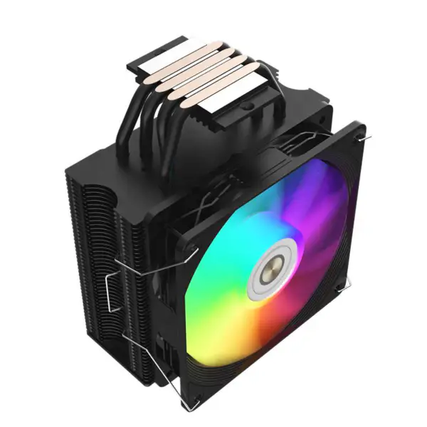 Cpu luchtkoeler met 4 koperen heatpipes voor Lga1700 en Am5