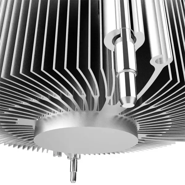 Koellichaam aluminium Heatsink Cpu Koeler voor Intel 12e Gen Cpu Koeler (lga1700) Nieuwe Aankomst