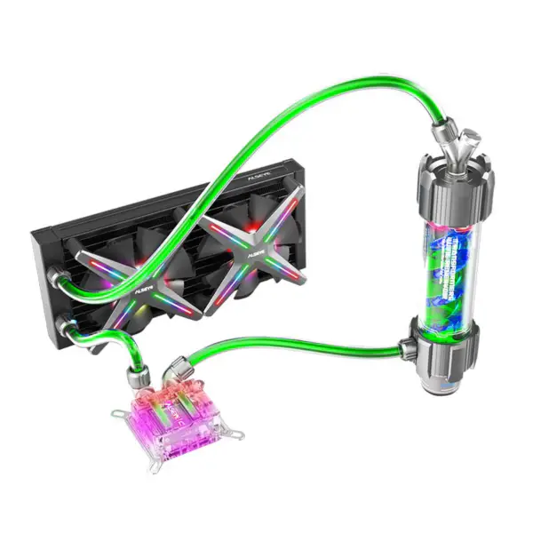 Hoge prestaties Diy 240 Xtreme Zachte Buis Waterkoelingsuitrusting met 120mm Rgb-Ventilator voor Computer