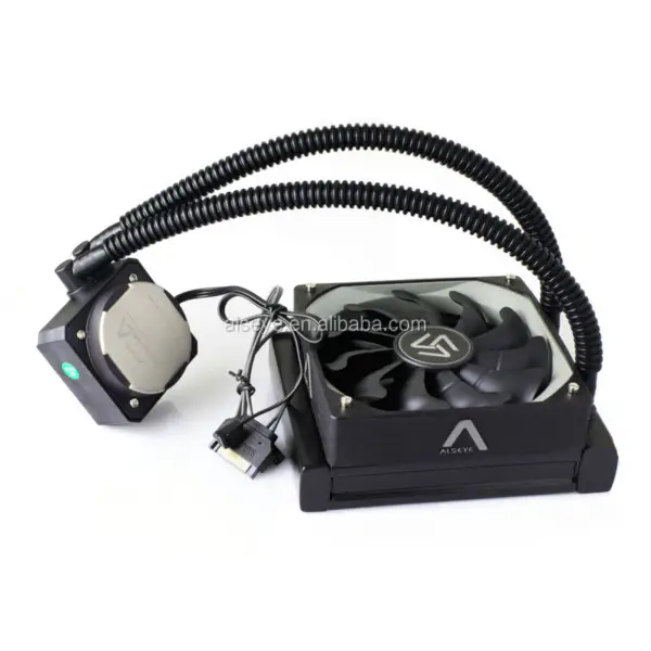 Vloeibare koeler Watermax120 Cpu met hoge prestaties vloeistofkoeling computer waterkoelingsventilator12cm Pwm 4pin aluminium radiator