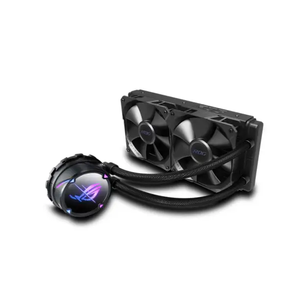 AsUs Rog Strix Lc Ii 240 2fans Geïntegreerde watergekoelde radiator Cpu Asetek 7e Pwm gelijkstroom Cpu Koelventilator