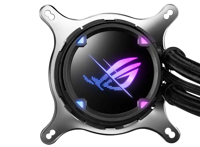AsUs Rog Strix Lc Ii 240 2fans Geïntegreerde watergekoelde radiator Cpu Asetek 7e Pwm gelijkstroom Cpu Koelventilator