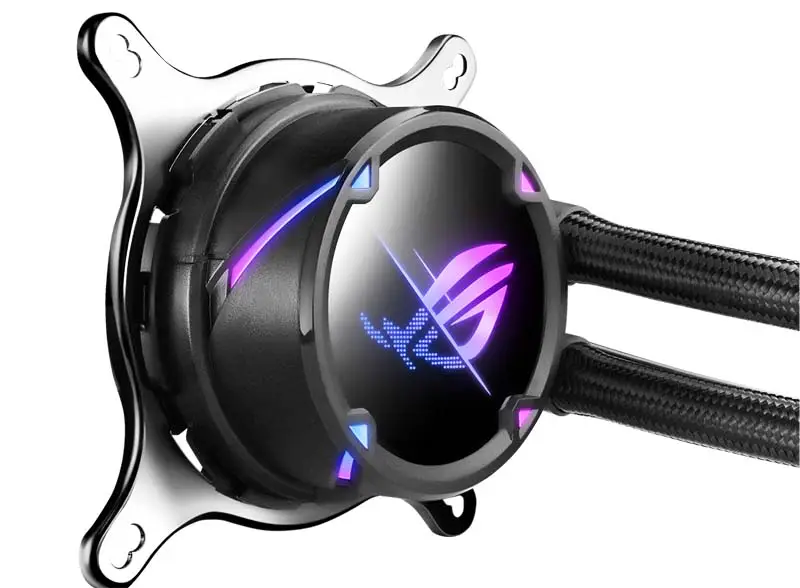 AsUs Rog Strix Lc Ii 240 2fans Geïntegreerde watergekoelde radiator Cpu Asetek 7e Pwm gelijkstroom Cpu Koelventilator