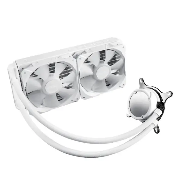 AsUs Rog Strix Lc Ii 240 Argb White Edition 2fans Geïntegreerde Watergekoelde Radiator Cpu Koelventilator