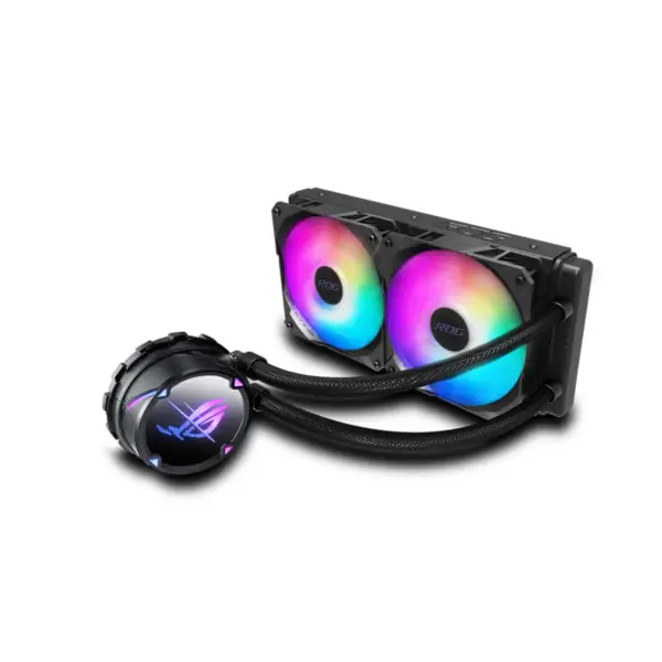 AsUs Rog Strix Lc Ii 240 Argb 2fans Geïntegreerde Watergekoelde Radiator Cpu Asetek 7e Pwm Dc Cpu Koeling Argb Ventilator