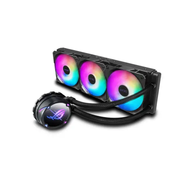 AsUs Rog Strix Lc Ii 360 Argb 3fans Geïntegreerde Watergekoelde Radiator 12e Gen Cpu Asetek 7e Pwm Dc Cpu Koeling Argb Ventilator