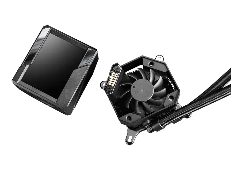 AsUs Rog Ryujin Ii 360 Argb 3fans Geïntegreerde Watergekoelde Radiator 12e Gen Cpu Asetek 7e Gen 3,5in Lcd Pwm Dc Argb Koelventilator