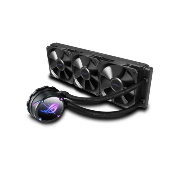 AsUs Rog Strix Lc Ii 360 3fans Geïntegreerde Waterkoeling Radiator 12e Gen Cpu Asetek 7e Pwm Dc Cpu Koeling