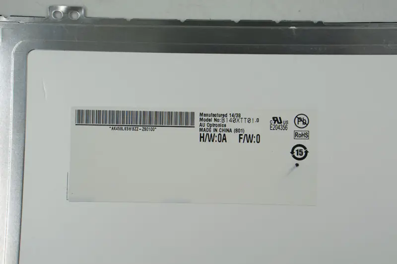B140XTT01.0 voor Lenovo S415T S400 S415 S410P Geleide het Schermvervanging