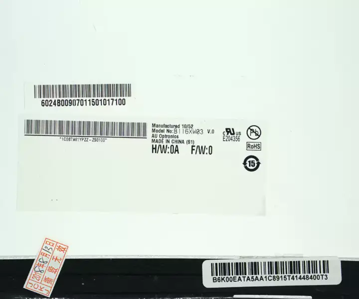 11,6 inch LCD-scherm voor Asus 1225b N116BGE-L41 B116XW03 V.0 LCD-scherm